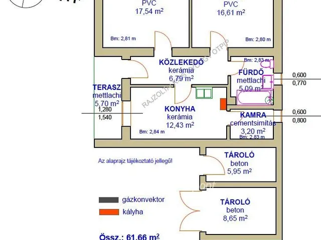 Eladó ház Kunmadaras 61 nm