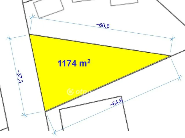 Eladó telek Tiszaszőlős 1174 nm