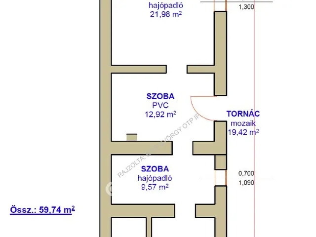 Eladó ház Poroszló 59 nm