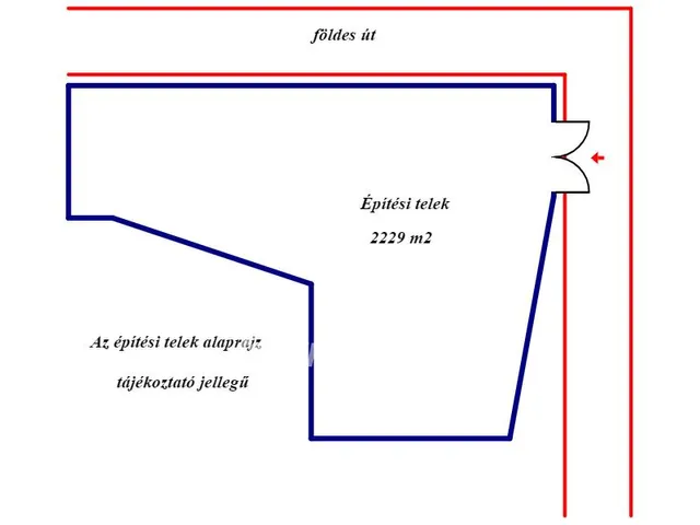 Eladó telek Cegléd, Budai út 2225 nm