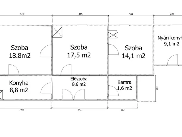 Eladó ház Tiszaföldvár, Temető 81 nm