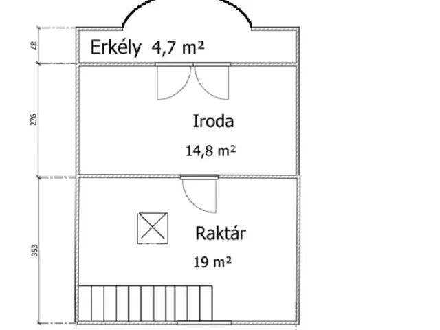 Eladó kereskedelmi és ipari ingatlan Tiszakécske 183 nm