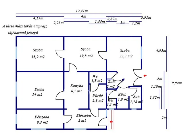 Eladó lakás Szolnok 110 nm