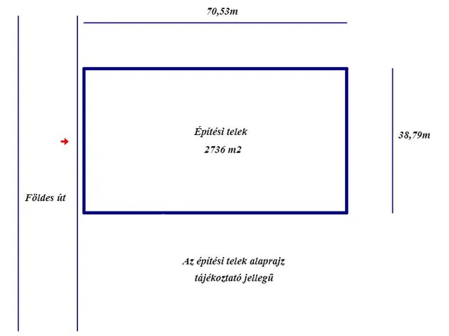 Eladó telek Helvécia 2750 nm