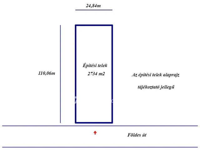 Eladó telek Helvécia 2750 nm