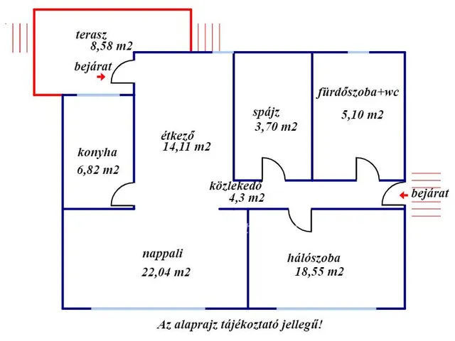 Eladó ház Kecskemét, Belváros 80 nm