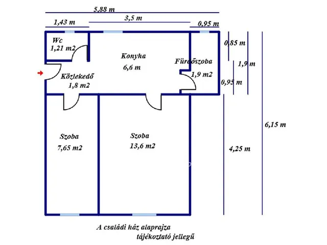 Eladó ház Kiskunfélegyháza, Árpádváros 33 nm