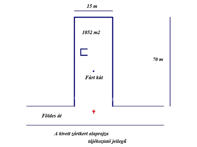 Eladó telek Albertirsa 1052 nm