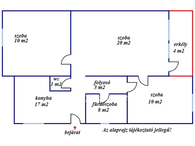 Kiadó lakás Kiskunhalas, Kertváros 73 nm