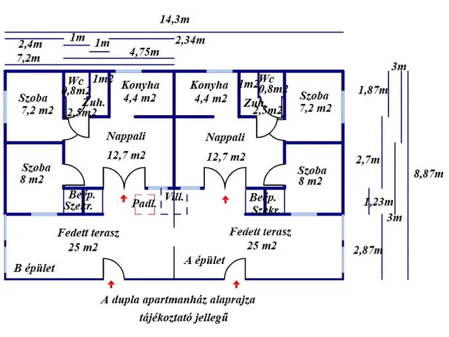 Eladó üdülő és hétvégi ház Tiszakécske 73 nm