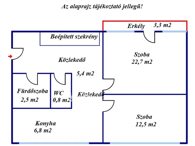 Eladó lakás Kecskemét 54 nm