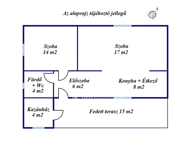 Eladó ház Nagykőrös 53 nm