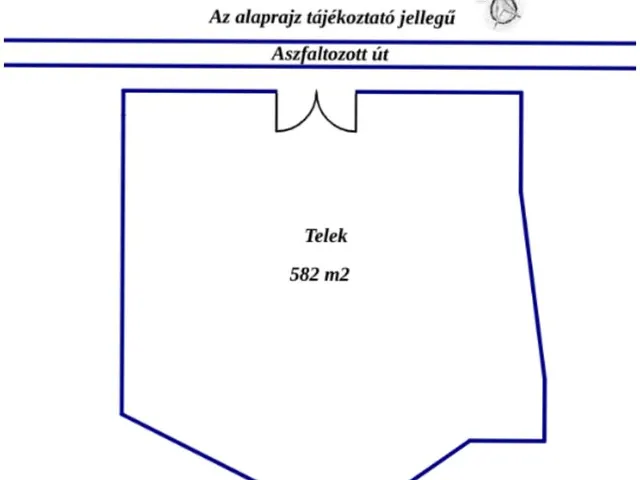 Eladó telek Nagykőrös 582 nm