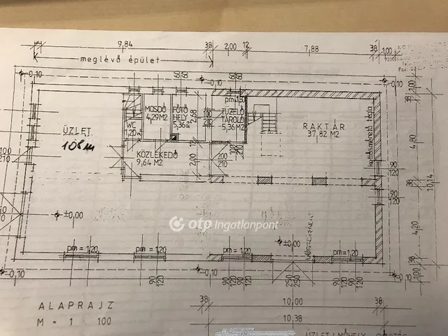 Eladó kereskedelmi és ipari ingatlan Komló, Kökönyös 343 nm