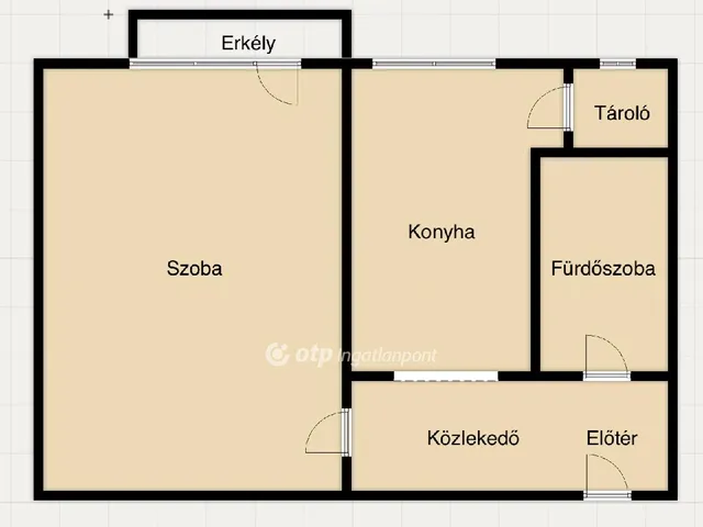 Eladó lakás Miskolc 37 nm