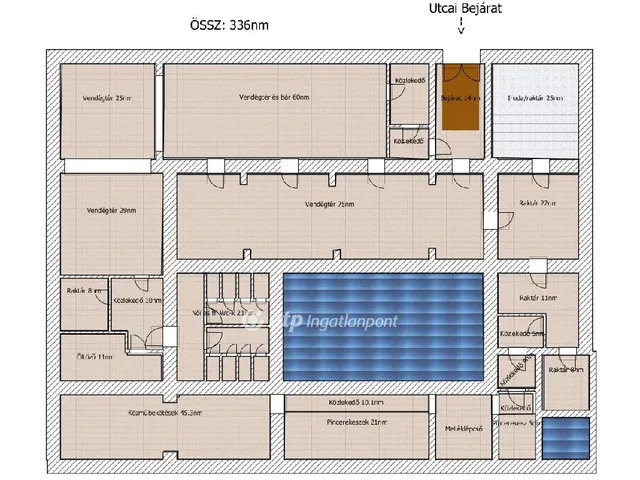 Eladó kereskedelmi és ipari ingatlan Budapest VI. kerület 336 nm