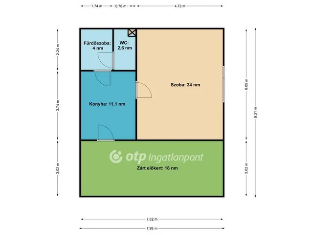 Eladó lakás Budapest IV. kerület 39 nm