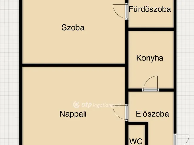 Eladó lakás Budapest XIII. kerület, Újlipótváros 23 nm