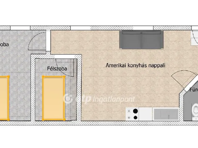 Eladó lakás Budapest IX. kerület 44 nm