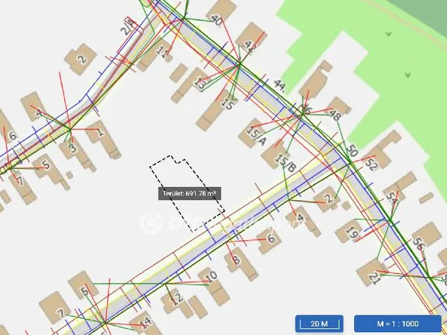 Eladó telek Sajólád 691 nm