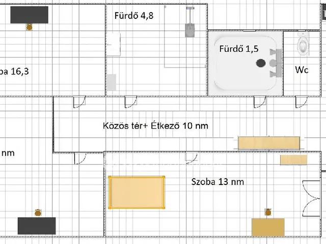 Eladó lakás Budapest VIII. kerület 77 nm