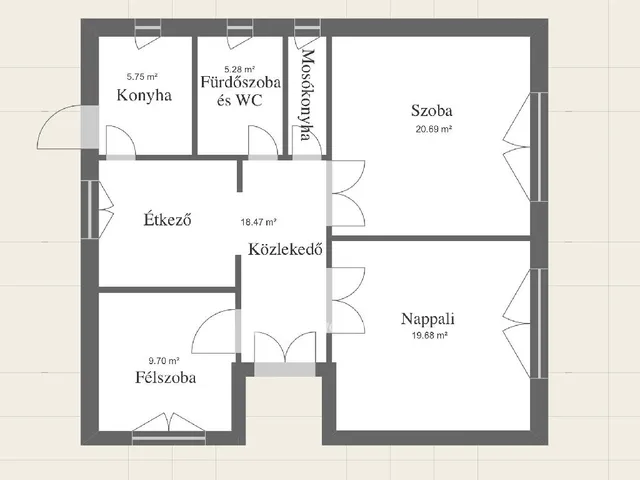 Eladó ház Szerencs 90 nm