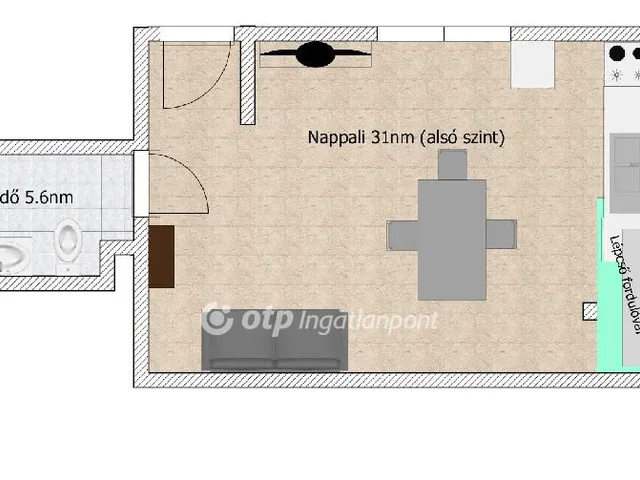 Eladó lakás Budapest V. kerület 36 nm