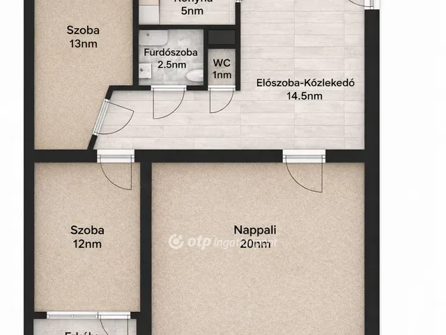 Eladó lakás Budapest VIII. kerület 68 nm