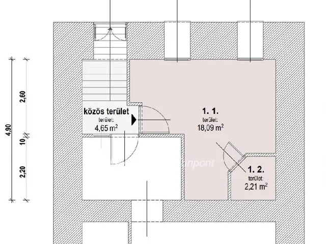 Eladó lakás Budapest VII. kerület 20 nm