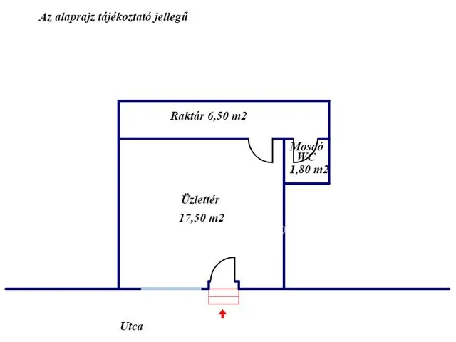 Kiadó kereskedelmi és ipari ingatlan Gyula, belterület 26 nm