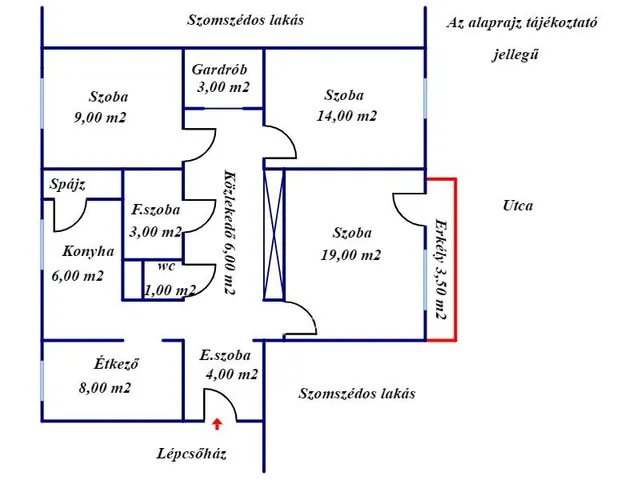 Eladó lakás Békéscsaba, belterület 76 nm