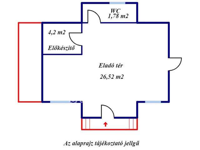 Eladó kereskedelmi és ipari ingatlan Mezőtúr, Központ 32 nm