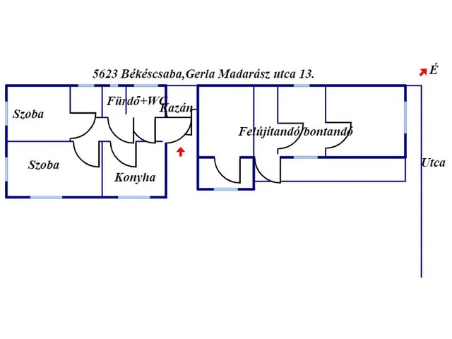 Eladó ház Békéscsaba, Kertváros 78 nm