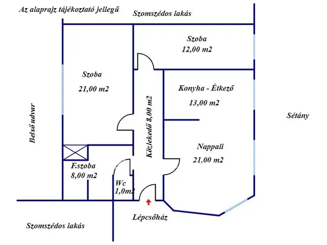 Eladó lakás Békéscsaba 83 nm