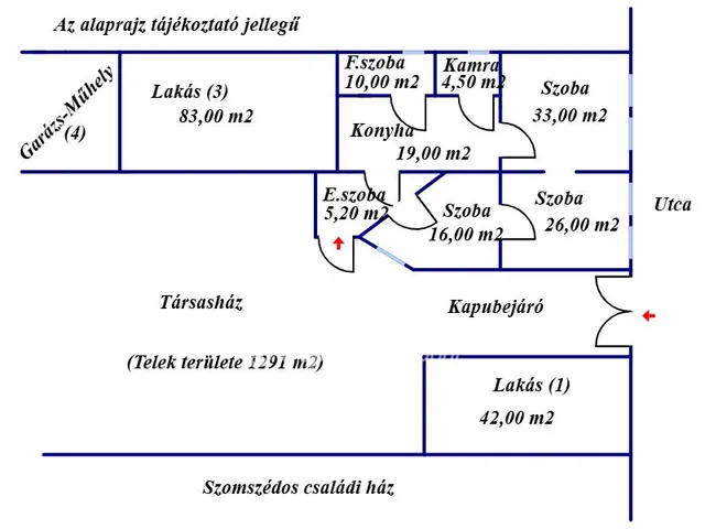 Eladó lakás Békéscsaba, belterület 115 nm