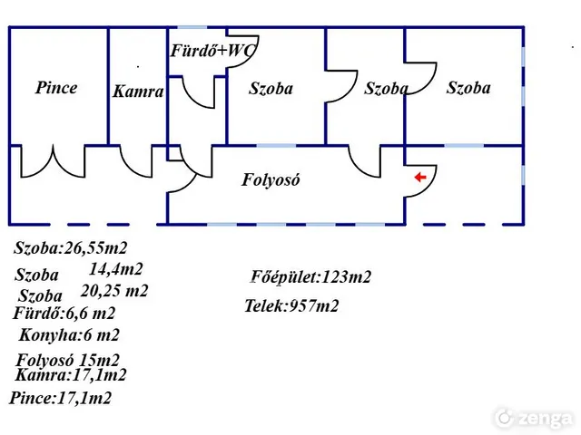 Eladó ház Doboz 123 nm