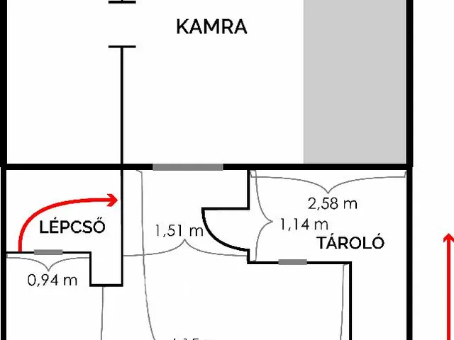 Eladó telek Gyód 1085 nm