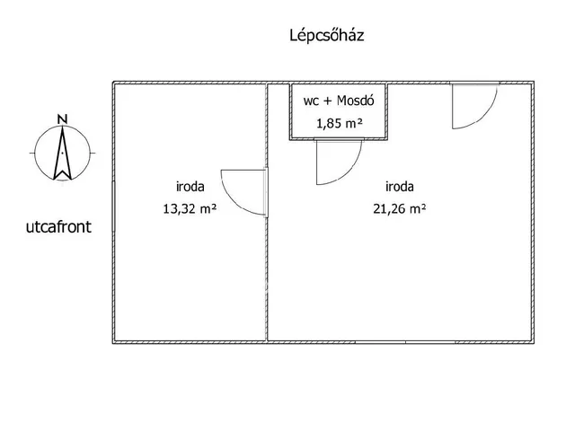 Kiadó kereskedelmi és ipari ingatlan Pécs, Kertváros 36 nm