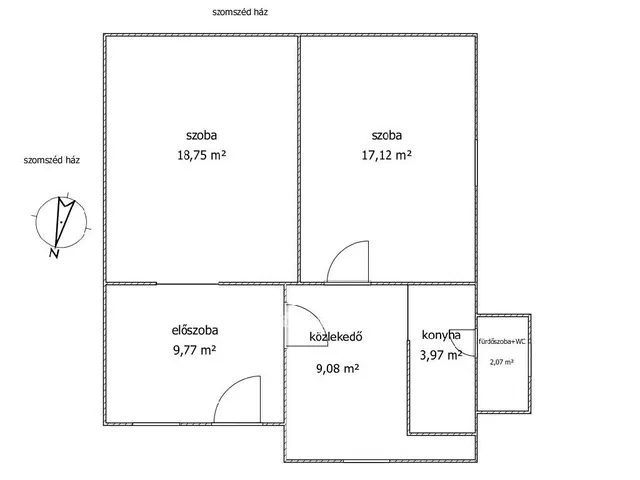 Eladó ház Dencsháza 61 nm