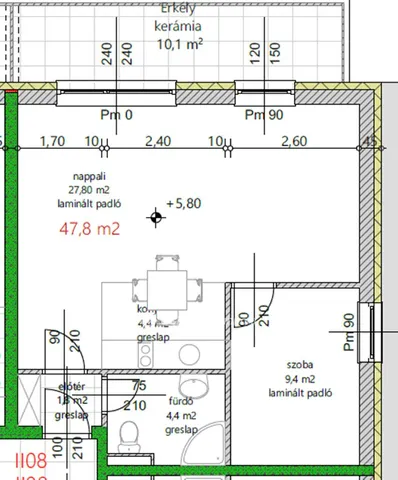 Eladó lakás Vámosszabadi, Új lakóparki környezetben 52 nm