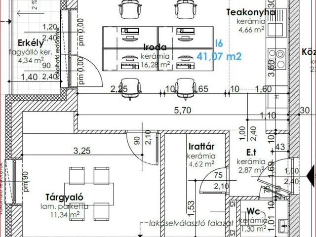 Eladó lakás Győr 43 nm