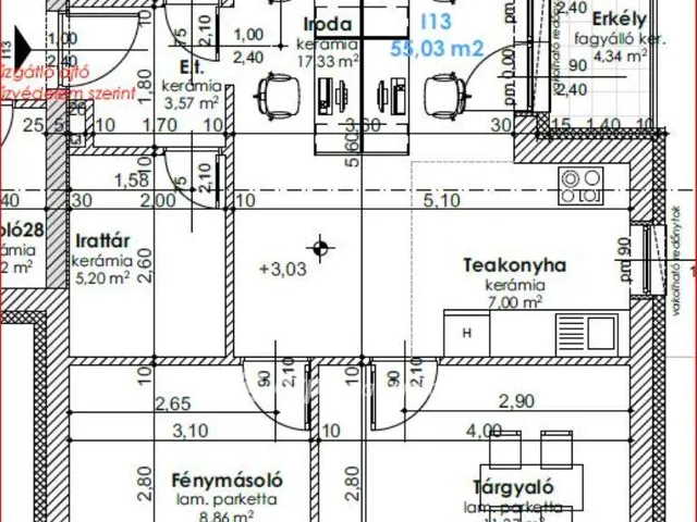 Eladó lakás Győr 57 nm