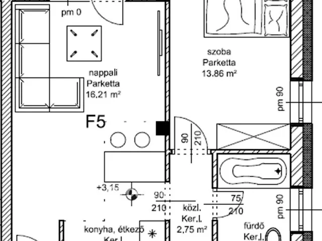 Eladó lakás Hegyeshalom 45 nm