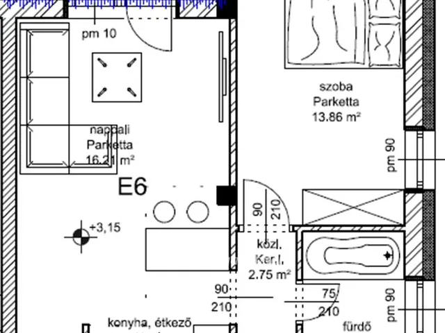 Eladó lakás Hegyeshalom 45 nm