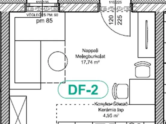 Eladó lakás Levél 35 nm