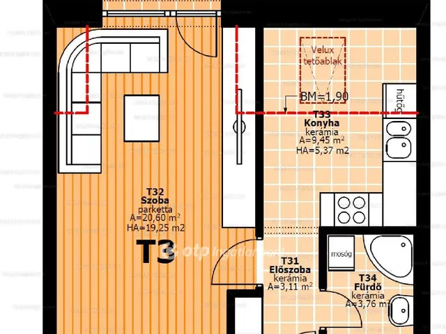 Eladó lakás Hegyeshalom 36 nm
