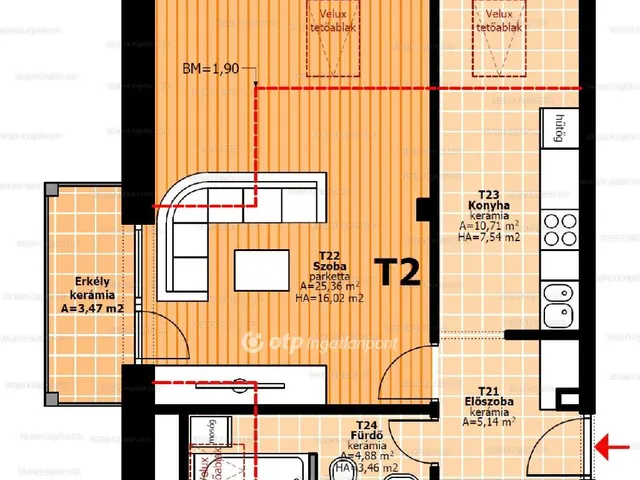 Eladó lakás Hegyeshalom 36 nm