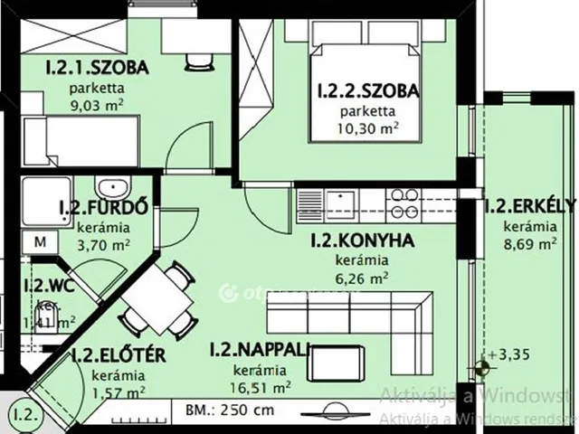Kiadó lakás Mosonmagyaróvár, Városi 53 nm