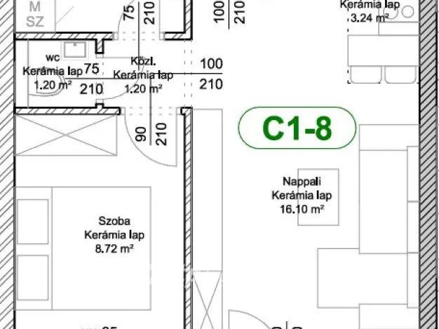Eladó lakás Levél 40 nm