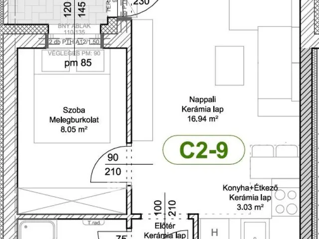 Eladó lakás Levél 35 nm